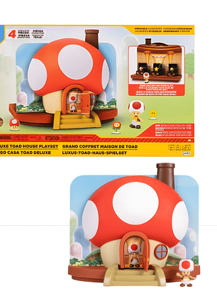 SUPER MARIO BROS: CASA TOAD PLAYSET 