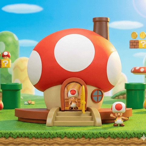 SUPER MARIO BROS: CASA TOAD PLAYSET  1