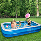 Piscina Inflable Rectangular Familiar 305x183x50 Cm Azul Y Blanco Resistente Guiza - Miniatura 3