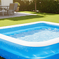 Piscina Inflable Rectangular Familiar 305x183x50 Cm Azul Y Blanco Resistente Guiza - Miniatura 4