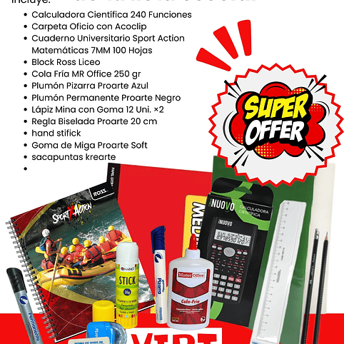 PACK 10– Imprescindible de tu lista escolar 1