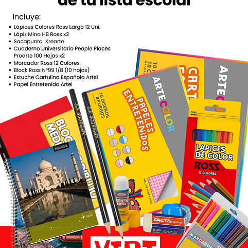 PACK 12– Imprescindible de tu lista escolar (Medio) 1