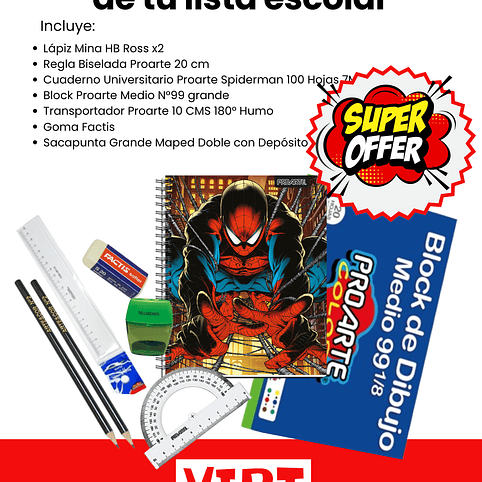 PACK 20– Imprescindible de tu lista escolar (Medio) 1