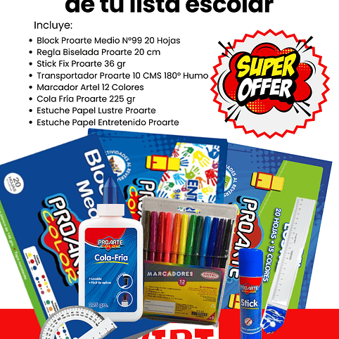 PACK 22– Imprescindible de tu lista escolar (Premium) 1