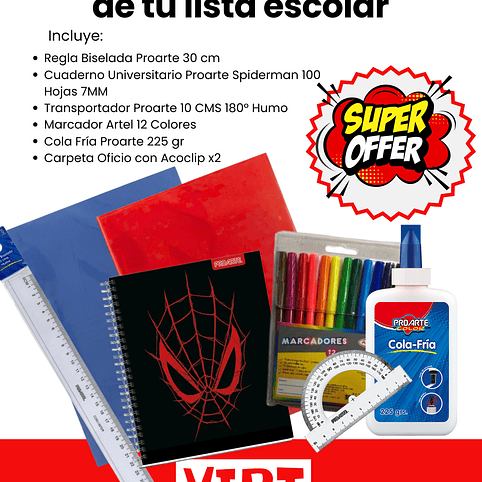 PACK 25– Imprescindible de tu lista escolar (Premium) 1