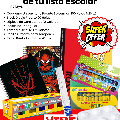 PACK 26– Imprescindible de tu lista escolar (Premium) 1