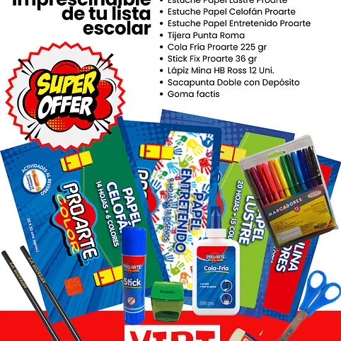 PACK 27– Imprescindible de tu lista escolar (Premium) 1