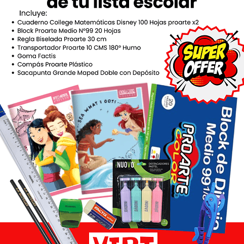 PACK 28– Imprescindible de tu lista escolar (Premium) 1