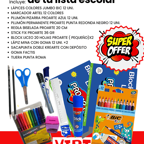 PACK 29– Imprescindible de tu lista escolar (Premium) 1
