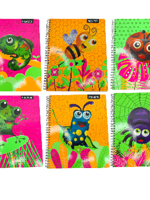 Cuaderno Universitario Paint Matemáticas 7MM 100 Hojas Pack 10 Uni