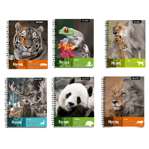 Cuaderno Universitario Nature Matemáticas 7MM 100 Hojas Pack 5 1