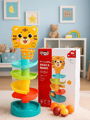 Tobogán Didáctico Pelotas