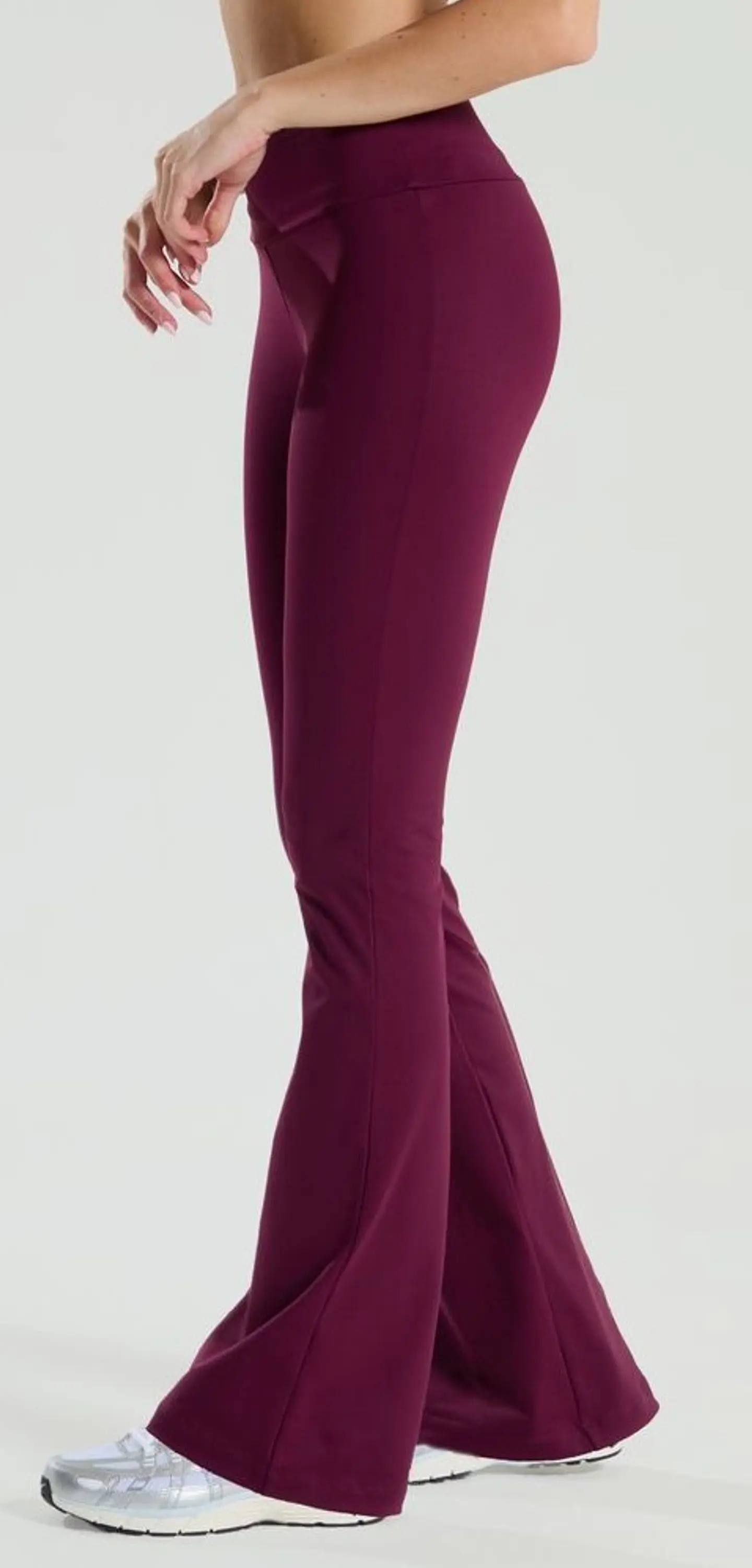 Calza  Gamuzada bordo  1