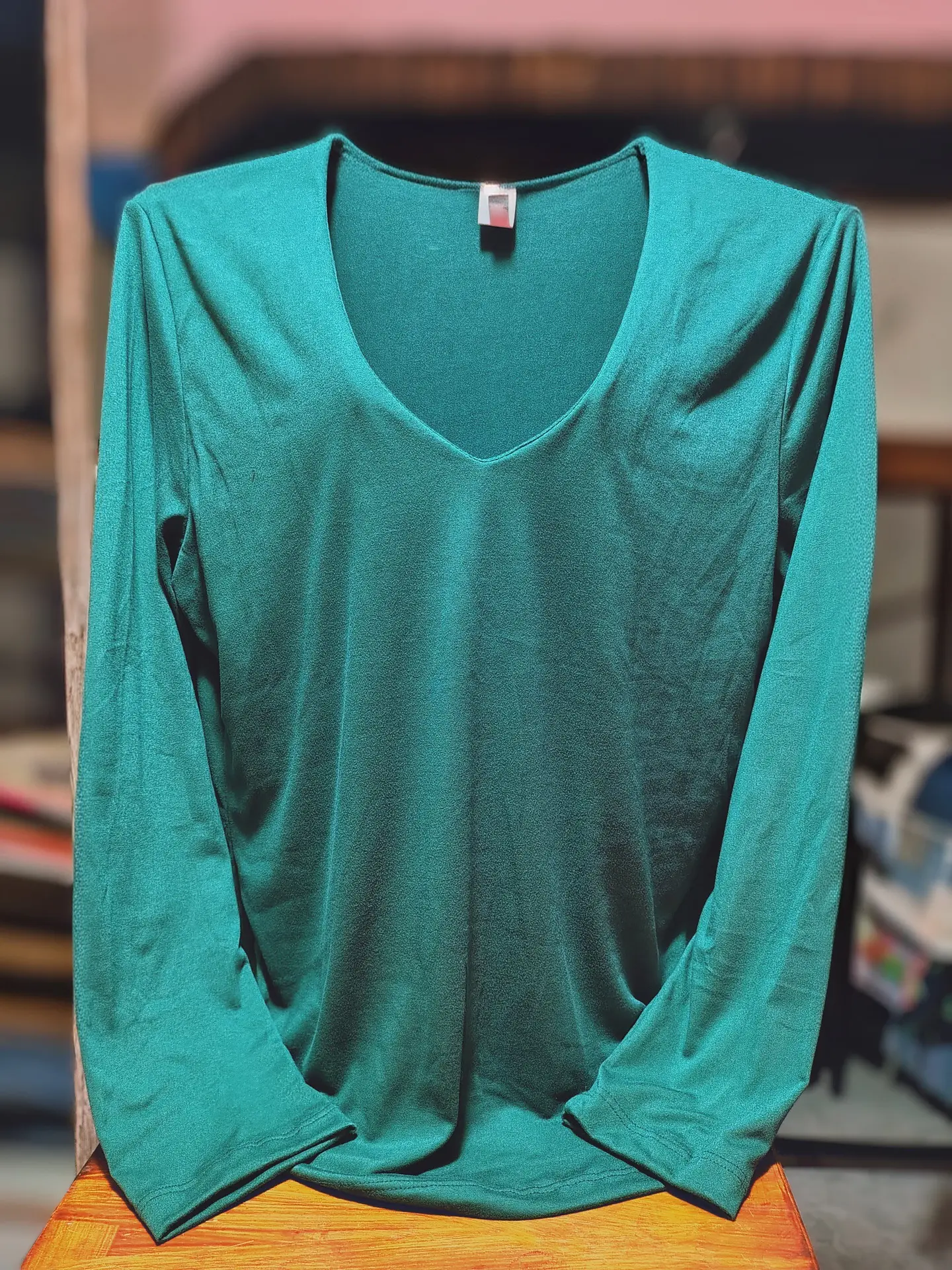 Blusa cuello en V 1