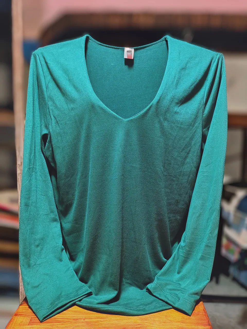 Blusa cuello en V 1