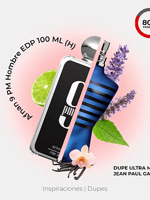 Afnan 9 pm EDP 100 ML Hombre - Inspirado En Ultra Male de Jean Paul Gaultier