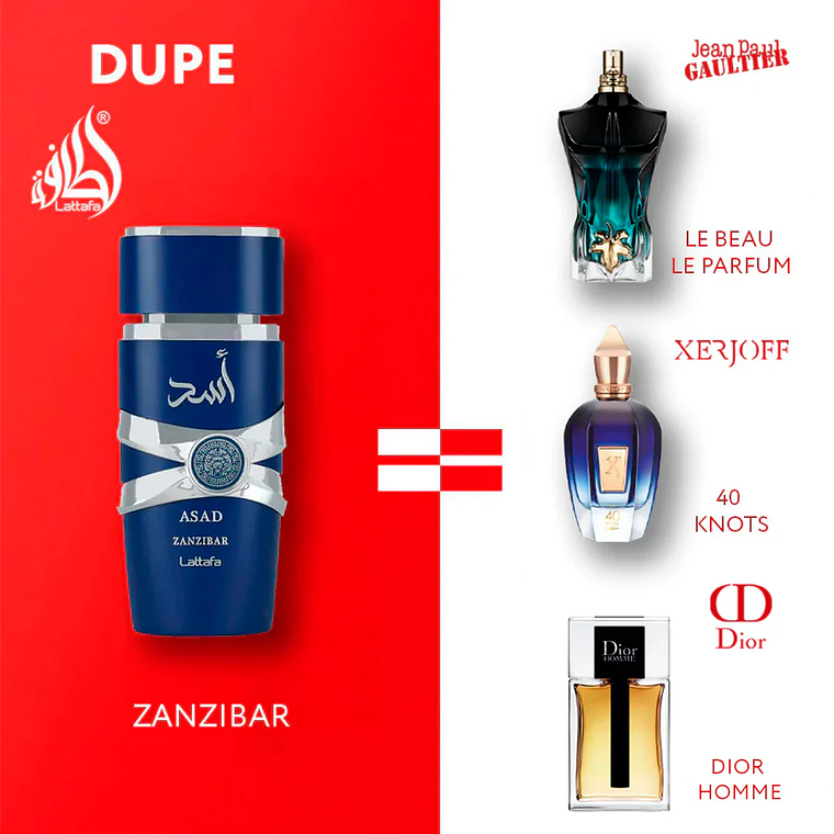 Lattafa Asad Zanzibar Hombre EDP 100 ML (H) 2