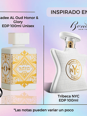Lattafa Badee AL Oud Honor & Glory Edp 100ML Unisex- Inspirado en Tribeca NYC EDP