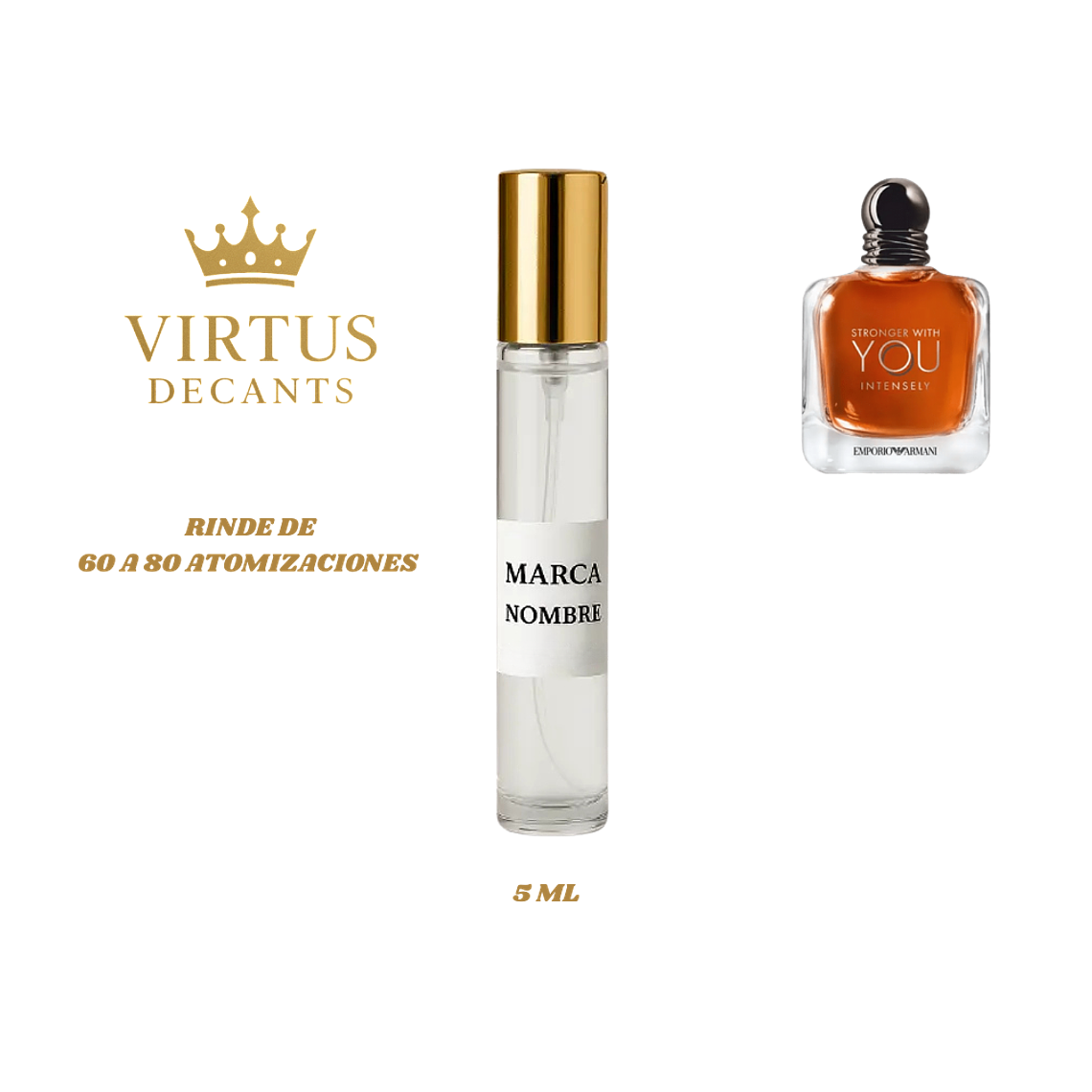 DECANT ARMANI - STRONGER WITH YOU INTENSELY EDP 3