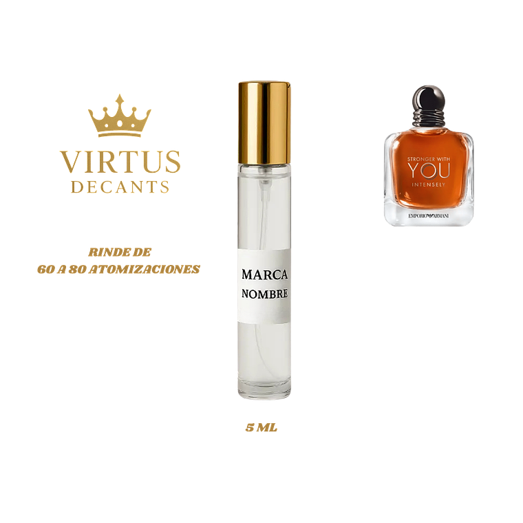 DECANT ARMANI - STRONGER WITH YOU INTENSELY EDP 3