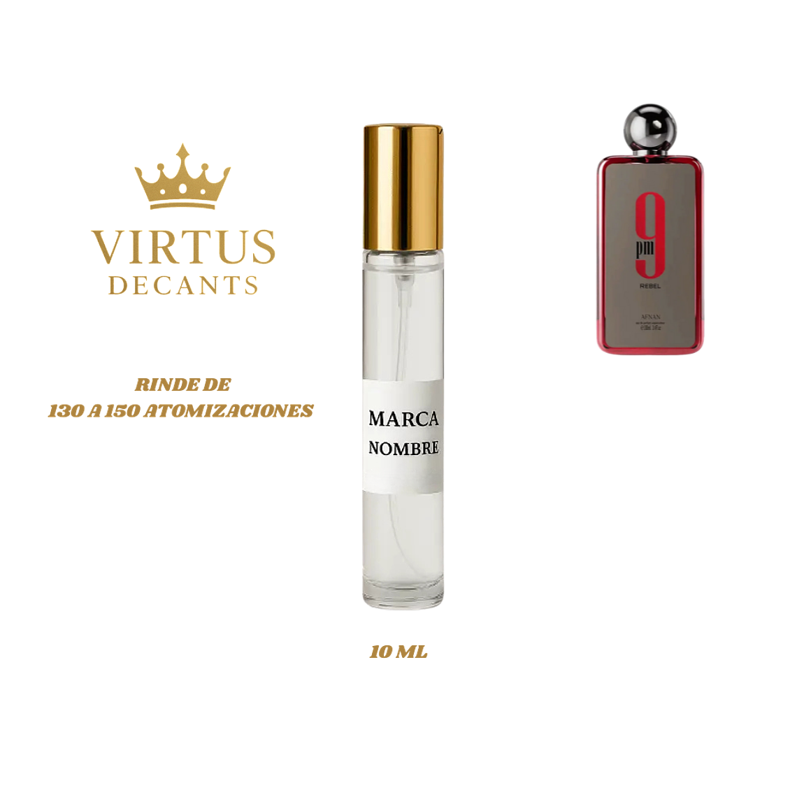 DECANT AFNAN - 9PM REBEL EDP 4