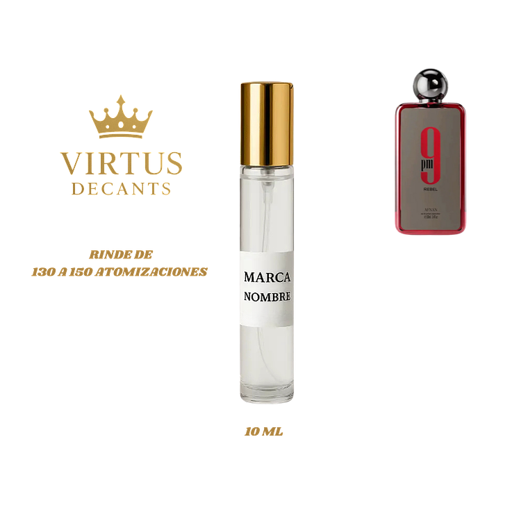 DECANT AFNAN - 9PM REBEL EDP 4