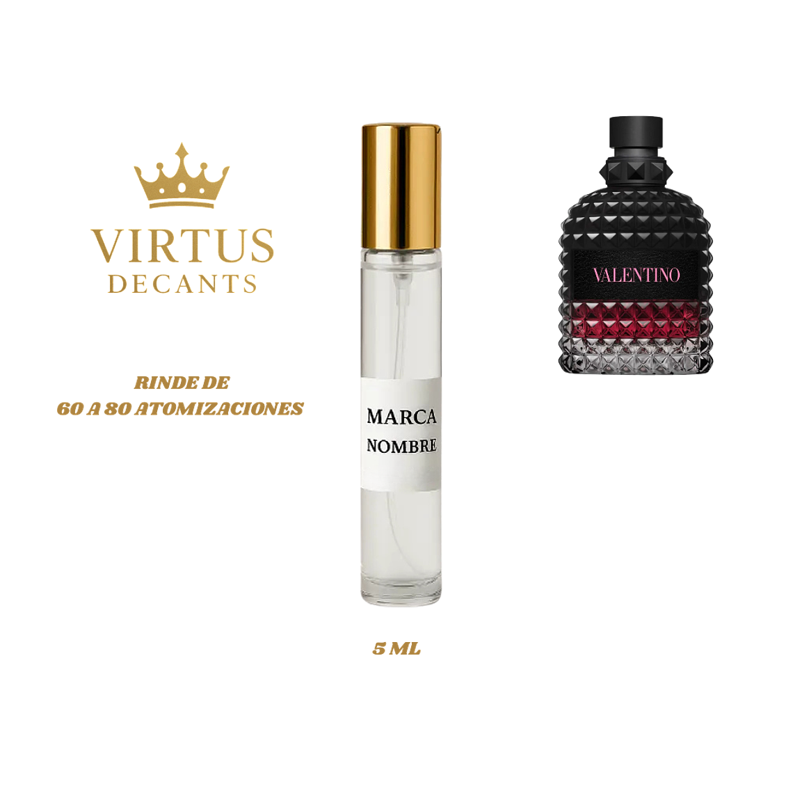 DECANT VALENTINO - BORN IN ROMA INTENSE EDP 3