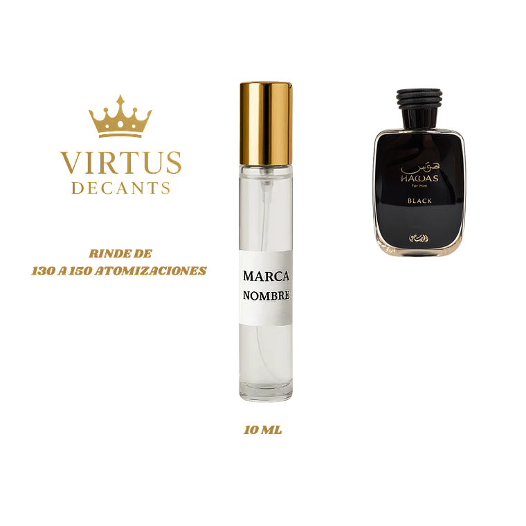 DECANT RASASI - HAWAS BLACK EDP 4