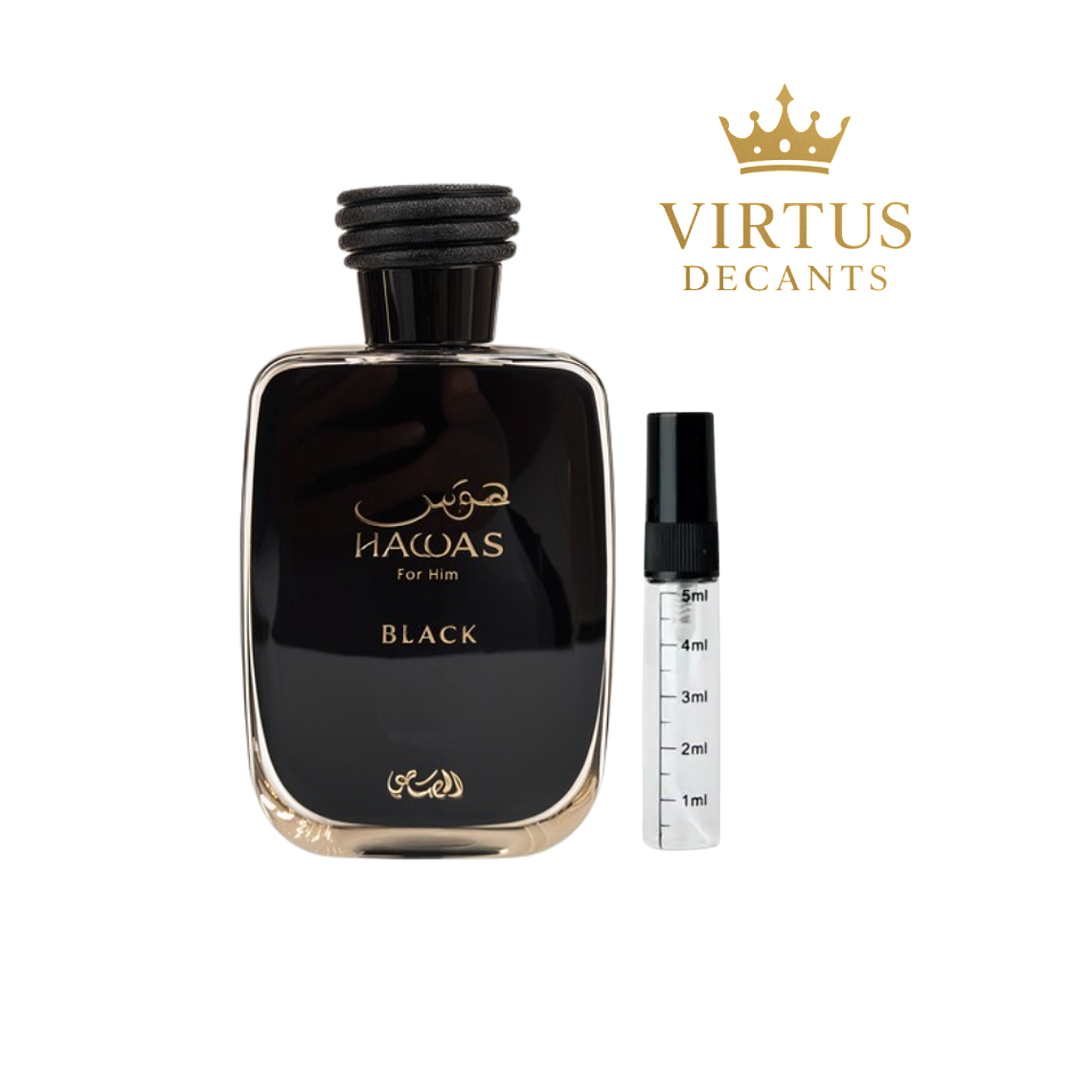 DECANT RASASI - HAWAS BLACK EDP 1