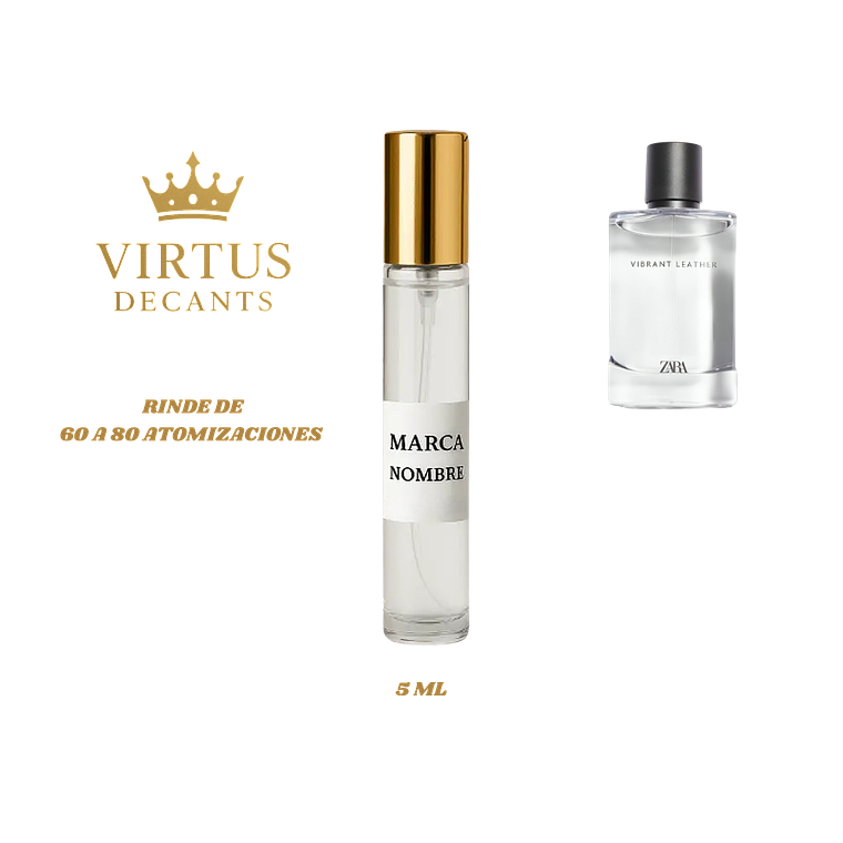 DECANT ZARA - VIBRANT LEATHER EDP 3