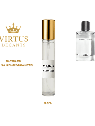 DECANT ZARA - VIBRANT LEATHER EDP