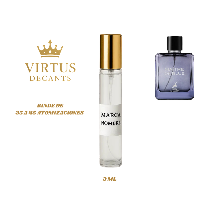 DECANT MAISON ALHAMBRA - MAITRE DE BLUE EDP Chanel - Bleu de Chanel 2