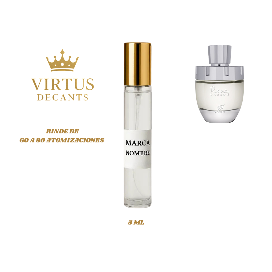 DECANTS AFNAN - RARE CARBON 3