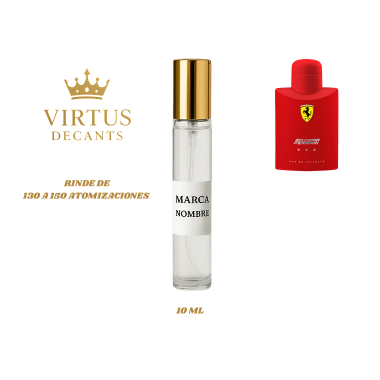 DECANT FERRARI - RED 4