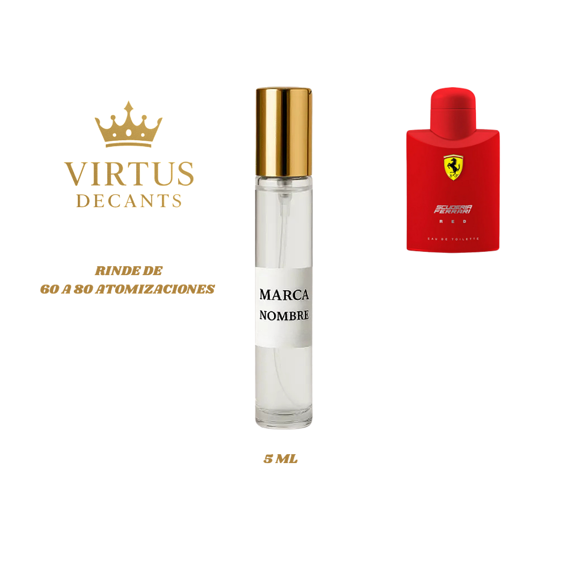 DECANT FERRARI - RED 3