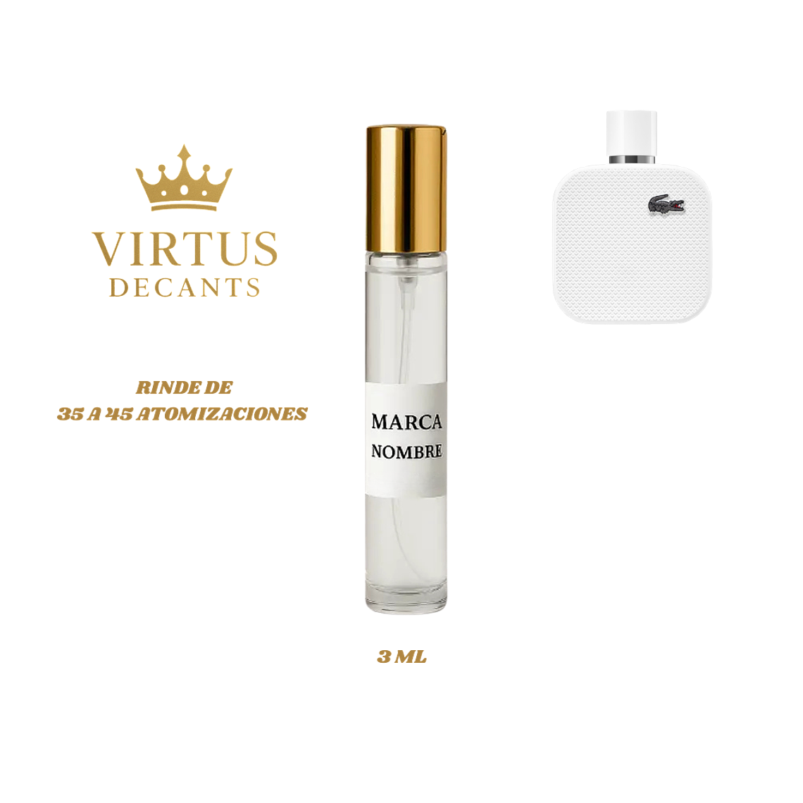 DECANT LACOSTE - BLANC 12.12 EDP 2