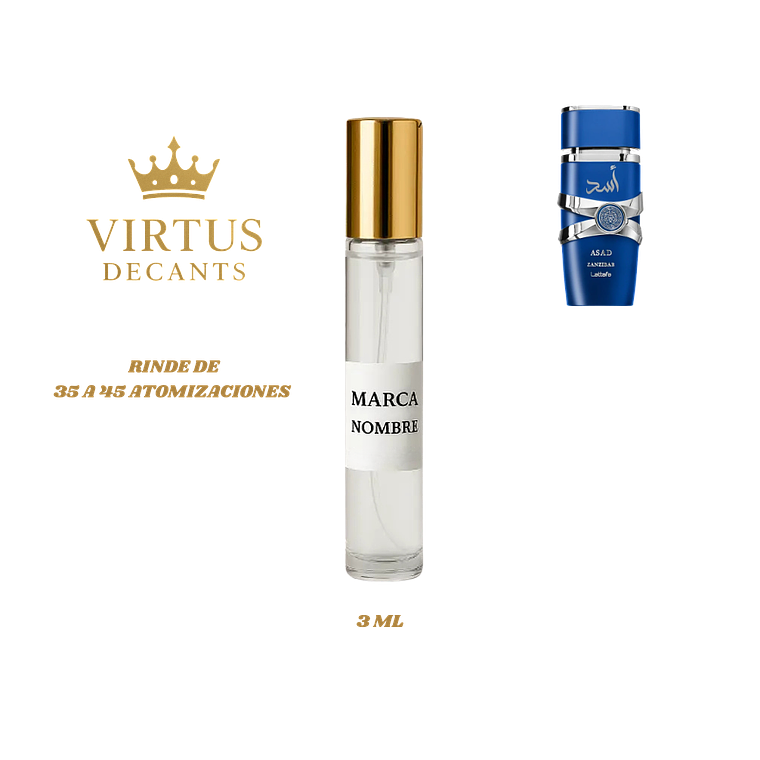 DECANT LATTAFA - ASAD ZANZIBAR (Jpg - Le Beau Le Parfum / Dior - Homme) 2