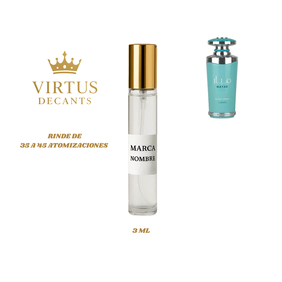 DECANT LATTAFA - MAYAR NATURAL 2