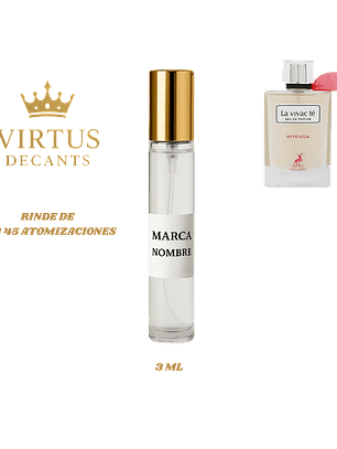 DECANT MAISON ALHAMBRA - LA VIVACITÉ INTENSA