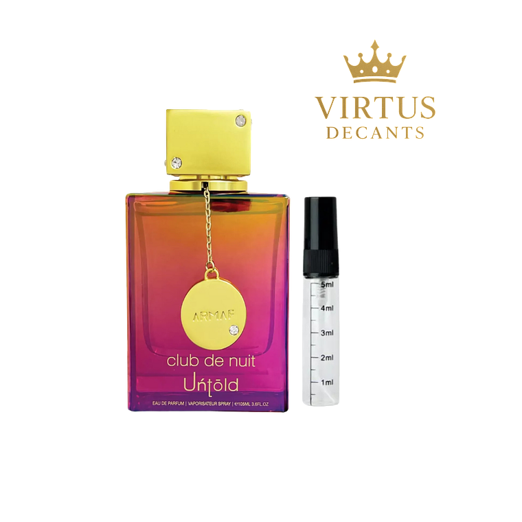 DECANT ARMAF - CLUB DE NUIT UNTOLD EDP (Baccarat Rouge 540) 1