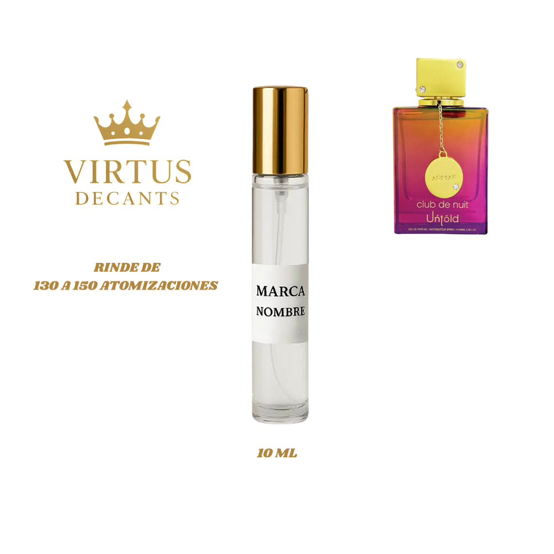 DECANT ARMAF - CLUB DE NUIT UNTOLD EDP (Baccarat Rouge 540) 4