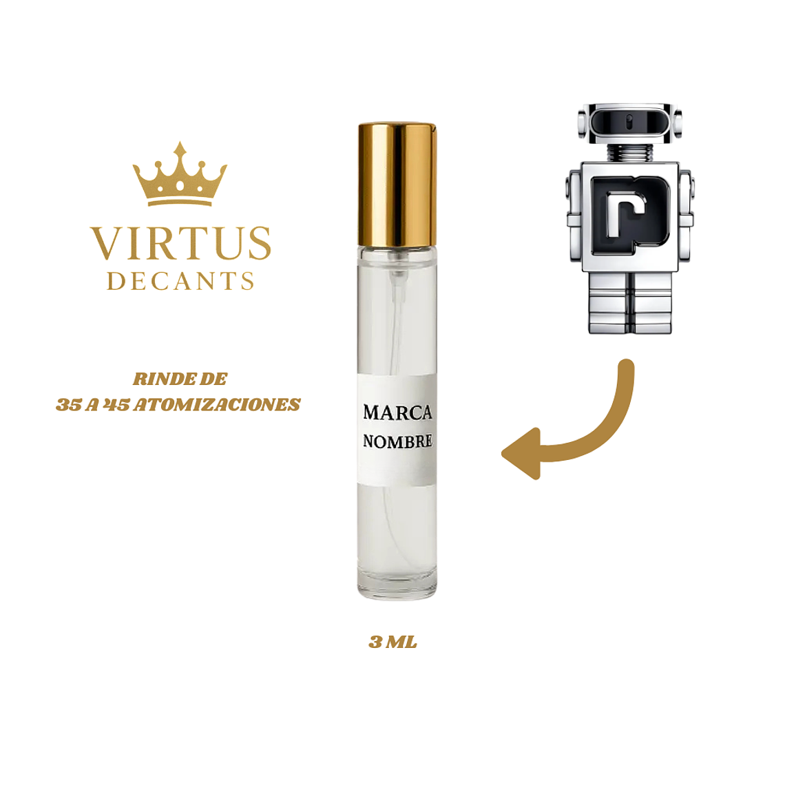 DECANT PACO RABANNE - PHANTOM EDT 2