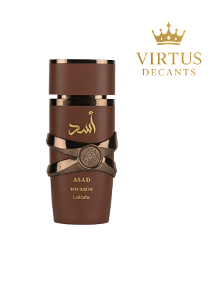 Lattafa Asad Bourbon de Inspirado en THE MOST WANTED de AZZARO 