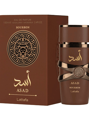 Lattafa Asad Bourbon de Inspirado en THE MOST WANTED de AZZARO 