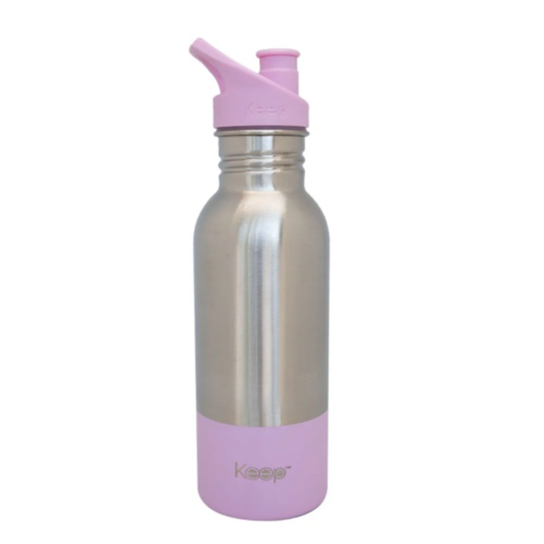 Botella Metalica 600ml Keep Lila 1