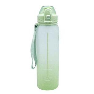 Botella Verde Medidas Rubber 1 L Keep