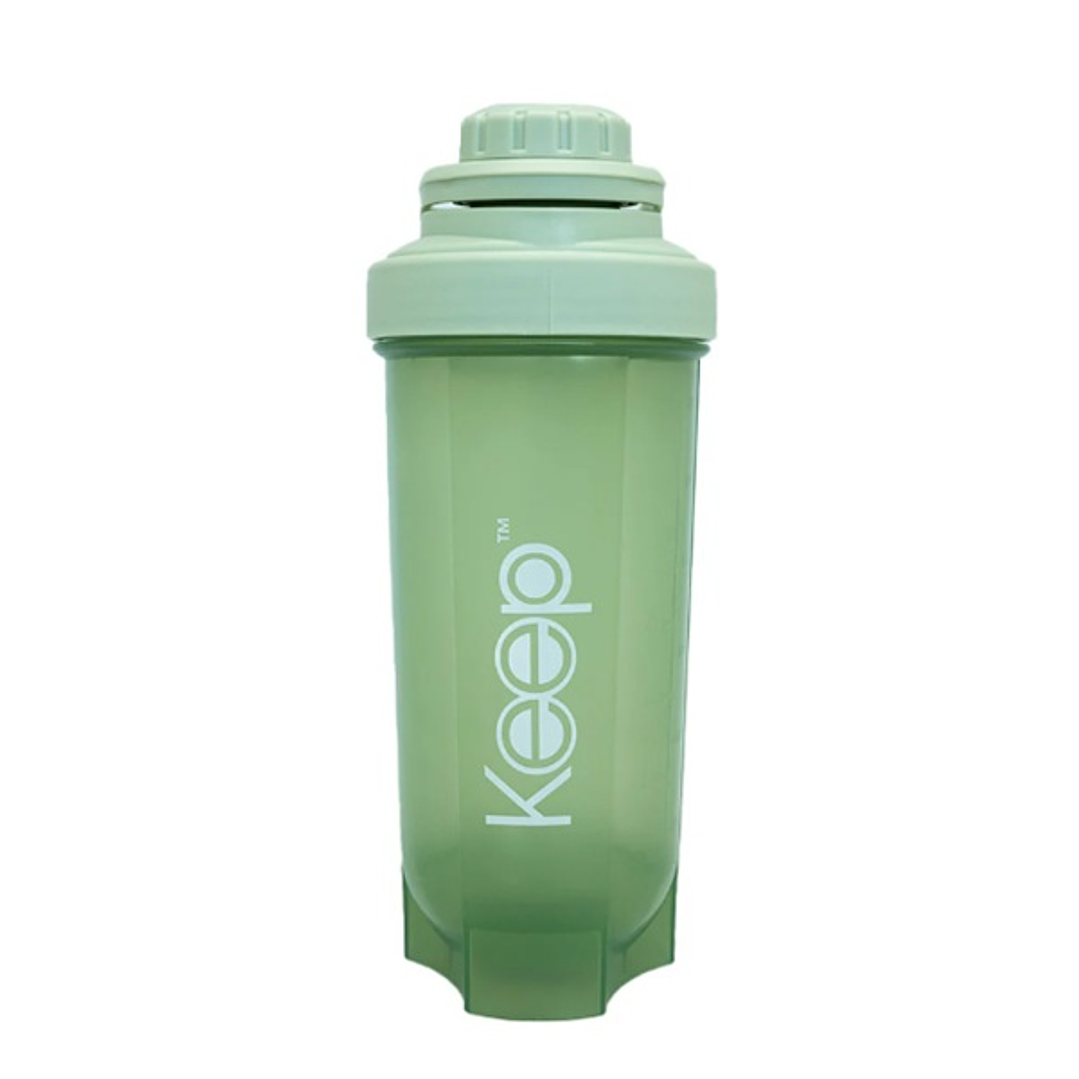 Botella Shaker Colores Verde Keep 1