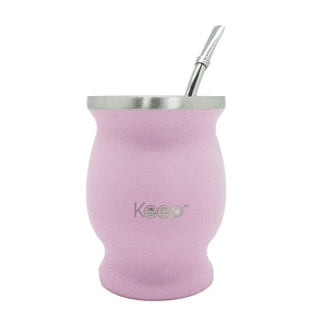 Mate Clasico Lila + Bombilla Keep