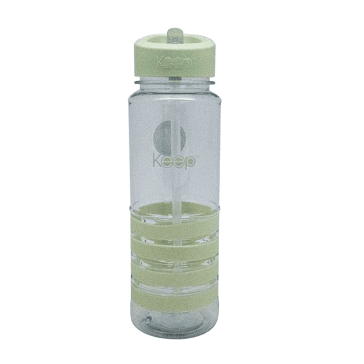 Botella Con Bombilla 750 Ml Verde Keep 1