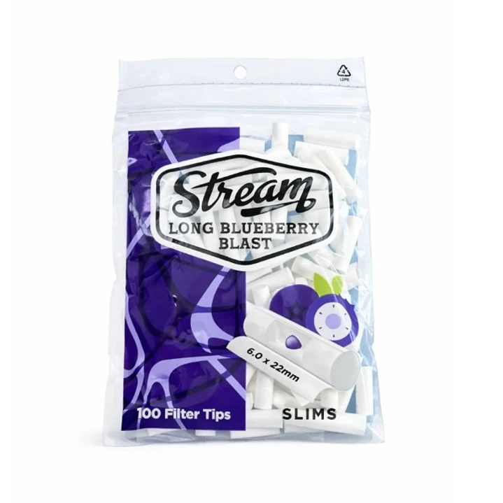 Filtro Stream Slim Long Blueberry Click 6mm 1